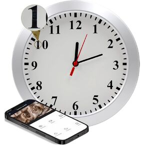 WiFi Security Camera, Hidden Camera Clock, Spy Camera with Motion Detection, Remote Viewing and App Control, 1080P Mini Nanny Cam for Indoor Baby, Pet, Elderly Surveillance in Kuwait