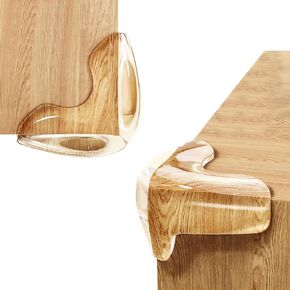 12 Pack Corner Protector for Baby, Clear Table Corner Protectors and Sharp Edge Guards for Baby Proofing, Furniture Corner Guard & Edge Safety Bumpers, Baby Proof Bumper (T Shape) in Kuwait