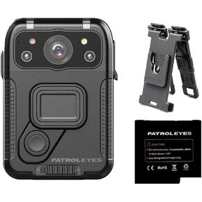 IRIS 2K GPS Touch Screen HD WiFi 128GB 8 Hour Battery Police Body Camera with klick Fast Deltra Molle Mount and Extra Removeable Battery in Saudi Arabia