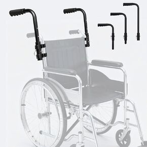 Wheelchair Handle Extenders, (400lbs Weight Capacity) Adjustable Wheel Chair Accessories Adults - Stroller Handle Extender, Extension for Wheelchair, Rallator & Stroller (Quick Adjustment) in Kuwait