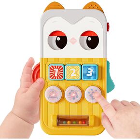 HOLA Owl Baby Phone Toy, Musical Baby Toys 6-12 Months with Animal Sounds, Music & Soothing Sounds, Sensory Learning Toy for Babies,Toys for 1 Year Old Boys & Girls Birthday Gift in Kuwait