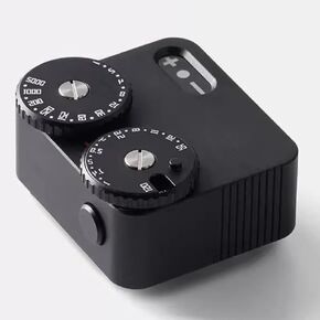 Film Camera Exposure Meter, 2 Dial Electronic Camera Light Meter with Adjustable Cold Shoe Mount, 45° Light Metering & Adjust ISO, Aperture and Shutter Speed, Compatible with Various Cameras in Kuwait