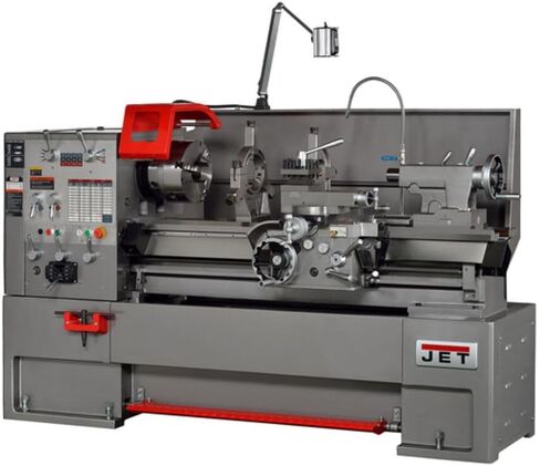 JET GH-1640ZX, Large Spindle Bore Gear Head Lathe w/Collet Closer (JT1-3284) in Kuwait