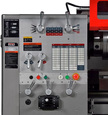 JET GH-1640ZX, Large Spindle Bore Gear Head Lathe w/Collet Closer (JT1-3284) in Kuwait