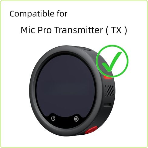 Screen Protector Compatible for Insta360 Mic Pro Transmitter (3 Pack) | Wireless Mini Lavalier Microphone Screen Protector, Mic Pro TX Tempered Glass Film, HD Anti-Scratch in Kuwait