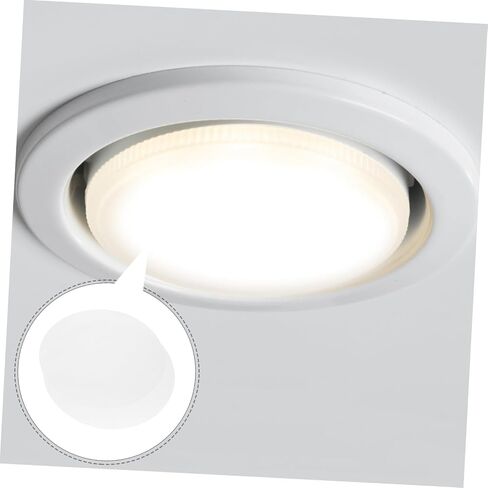 2pcs Acrylic Lamp Diffuser Covers for Ceiling Light 39.5cm Diameter 1mm Thick White Lampshade Shade Diffusers for Soft Light, Downlight, and DIY Lamp Accessories in Kuwait