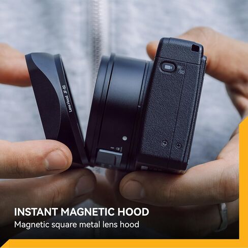 NiSi JetMag Pro Lens Hood Kit for Ricoh GRIV | 49mm Filter Adapter w/ Magnetic Square Lens Hood & Cap in Kuwait