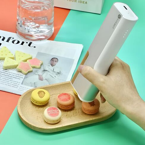 PrintPen mini Handheld protable Coffee Print Portable Inkjet Printer Handheld Food safty Grade Food Printer in Bread Cake Machine(Family Package) in Kuwait
