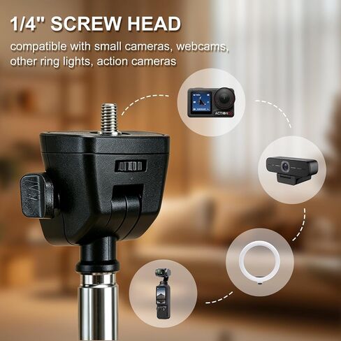 5" Desktop Ring Light with Stand for Video Conferencing, Portable Laptop Ring Light for Zoom Meeting, Selfie, Streaming, Makeup, Filming in Kuwait