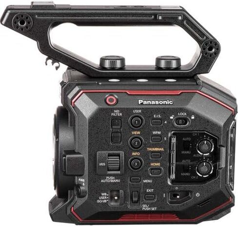 Panasonic AU-EVA1 Compact 5.7K Super 35mm Cinema Camera - Essential Bundle Includes: Extreme Pro 64GB SD, Memory Card Reader, X-Large Gadget Case, Cleaning Pen, Blower, Cloth and Cleaning Kit in Kuwait