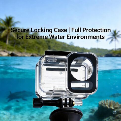 Diving Accessory Kit for DJI osmo Action 6, 60M/196FT Waterproof Case, Floating Grip, Anti-Fog Foams, Hand Strap, Locking Screw for Underwater Shooting in Kuwait