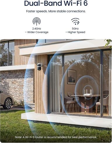 REOLINK OMVI 3i WiFi, 10MP+8MP 4K, Triple-Lens Outdoor Security Camera | 180° Panoramic + Pan-Tilt, SyncTrack&Auto Tracking, Dual-Band WiFi 6, Smart Detection, Local AI Video Search, No Monthly Fees in Kuwait