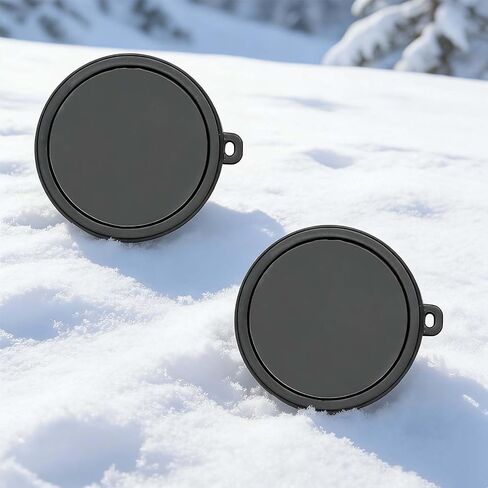 2PCS Camera Lens Caps for DJI Osmo Action 6 Silicone Lens, Compatible with DJI Osmo Action 6, Washable Anti Loss Cover with Lanyard Hole (Black) in Kuwait