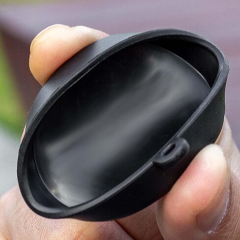 2PCS Camera Lens Caps for DJI Osmo Action 6 Silicone Lens, Compatible with DJI Osmo Action 6, Washable Anti Loss Cover with Lanyard Hole (Black) in Kuwait