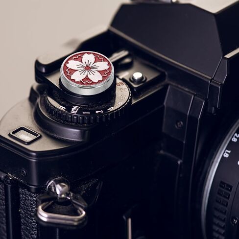 Shutter Button (Blue) - Upscale Delicate, Camera Soft Release Button Aluminum Alloy Adhesive Soft Release, for Fuji in Saudi Arabia