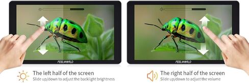 FEELWORLD P6XL 6 Inch Camera Monitor Built-in-Battery 1200nit High Brightness 4K, Touch Screen Support 3D LUT Waveform Help Creators Outdoor Accurate Focus and Expose in Kuwait