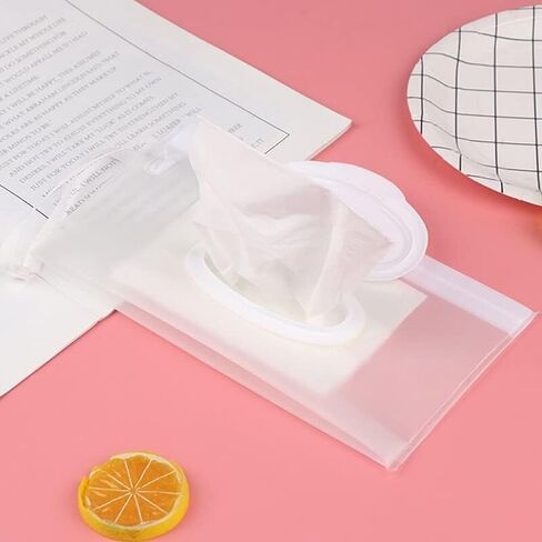 3Pcs Baby Wipe Case Travel Holder Keeps Wipes Moist Set of Wet Wipes Holders Travel Wipes Case Cases Portable Travel On The Go Refillable Dispenser Container Waterproof Wipe Container with Sealed in Kuwait