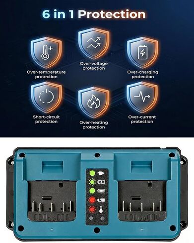 BC1880 BC660 Charger for Bosch Tools 14.4V-18V Lithium Battery BAT609G, BAT609,BAT619G, BAT619, BAT610G BAT614, BAT618, BAT618G, etc. in Kuwait