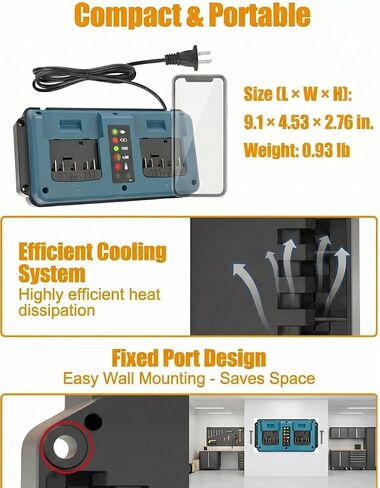 BC1880 BC660 Charger for Bosch Tools 14.4V-18V Lithium Battery BAT609G, BAT609,BAT619G, BAT619, BAT610G BAT614, BAT618, BAT618G, etc. in Kuwait