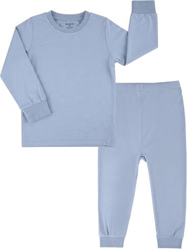 BubblePanda 2-piece Toddler Pajamas Set Rayon made from Bamboo Boys Girls in Kuwait
