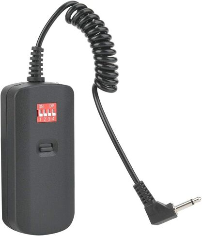 Diyeeni Wireless Flash Trigger, 16 Channel Professional Transmitter and Receiver Kit with 433MHz System and 3.5mm to 6.35mm Adapter for Studio Flash DSLR Cameras in Kuwait