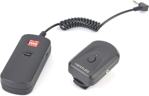 Diyeeni Wireless Flash Trigger, 16 Channel Professional Transmitter and Receiver Kit with 433MHz System and 3.5mm to 6.35mm Adapter for Studio Flash DSLR Cameras in Kuwait