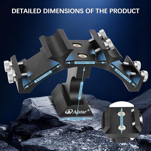 Alstar Finder Scope, 6x30 Correct-Image Optical Finderscope - Bundle with - Finder Scope Mount in Kuwait