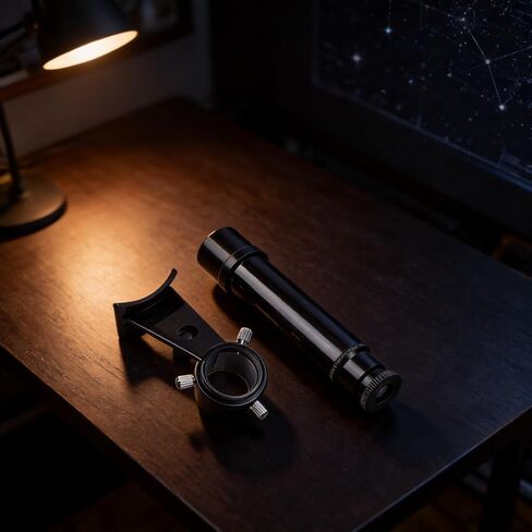 5x24 Telescope Finder for Scope with Bracket, 24mm Wide-Angle Finderscope for Telescopes, Lightweight Alignment Eyepiece for Stargazing for Outdoor Astronomy Use in Kuwait