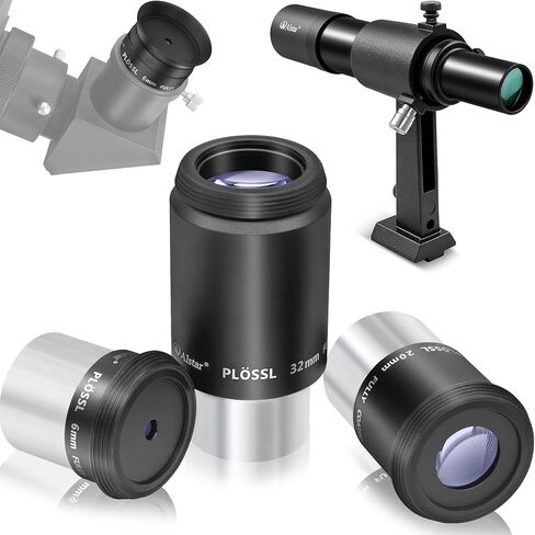 Alstar Finder Scope, 6x30 Finderscope - Bundle with - Telescope Eyepiece Set in Kuwait
