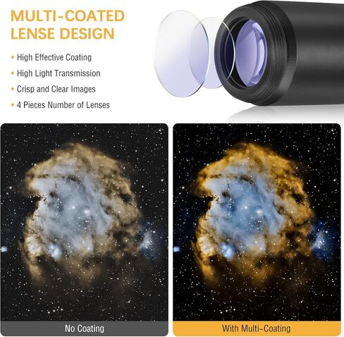 Alstar Finder Scope, 6x30 Finderscope - Bundle with - Telescope Eyepiece Set in Kuwait