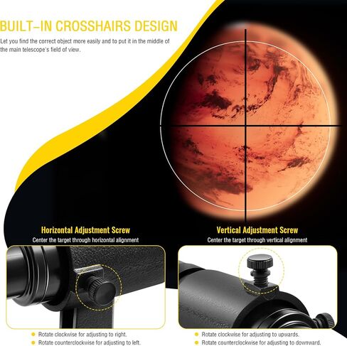 Alstar Finder Scope, 6x30 Correct-Image Optical Finderscope - Bundle with - Universal Dovetail Base in Kuwait