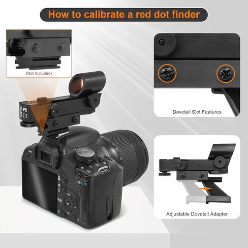 Alstar Finder Scope, 6x30 Correct-Image Optical Finderscope - Bundle with - Red Dot Finderscope in Kuwait