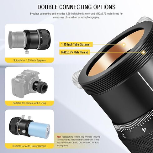 Alstar 1.25" High Precision Double Helical Focuser - Bundle with - Guide Scope Upgrated 70mm Finderscope in Kuwait