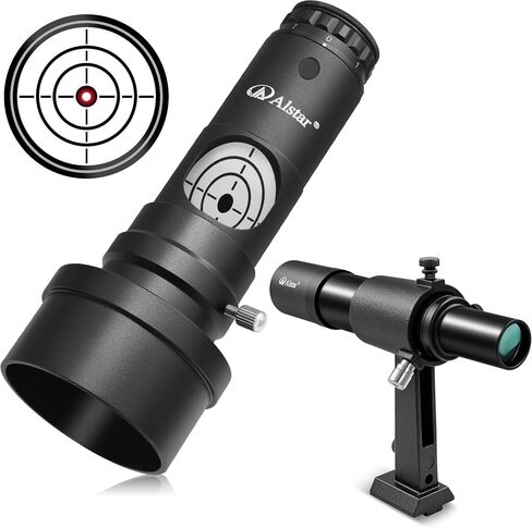 Alstar Finder Scope, 6x30 Finderscope - Bundle with - Red Laser Collimator 1.25 inch in Kuwait