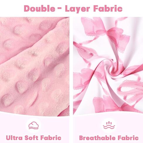 Car Seat Cover Baby & Infant Car Saet Insert, HNHUAMING Infant Car Seat Covers Canopy & Baby Car Seat Head Support, Newborn Carseat Covers & Carseat Cushion, Pink Bow in Kuwait