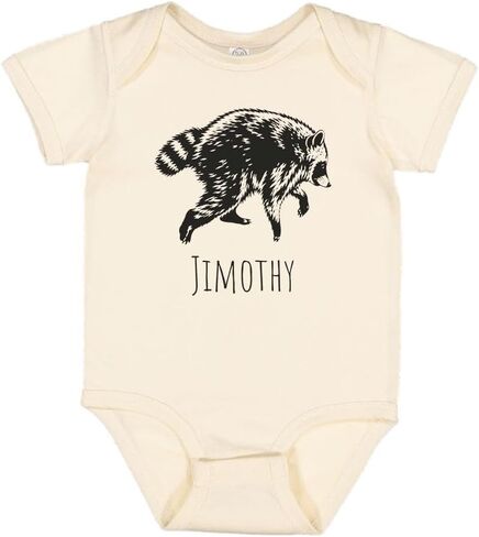 TeesAndTankYou Jimothy Raccoon Baby Infant Bodysuit in Kuwait