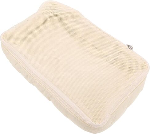 NOLITOY Portable Clothes Storage Organizer Diaper Changing Pod with Large Capacity Space Lightweight Polyester Mesh Bag for Travel-friendly Nursery Use in Kuwait