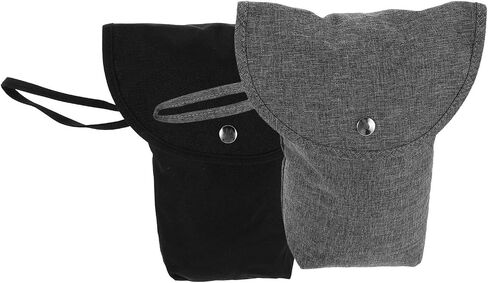 2pcs Diaper Bags Portable Nappy Changing Organizer Wet Dry Pouch Lightweight Unisex Travel Cloth Diaper Storage for Outdoor Use in Kuwait