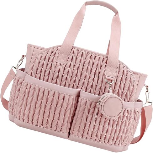 Diaper Organiser Water Quilted Bag with Adjustable Shoulder Strap for Family Outings Bag in Kuwait