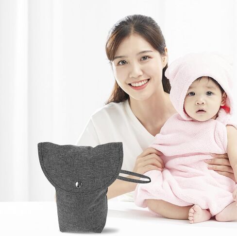 2pcs Diaper Bags Portable Nappy Changing Organizer Wet Dry Pouch Lightweight Unisex Travel Cloth Diaper Storage for Outdoor Use in Kuwait