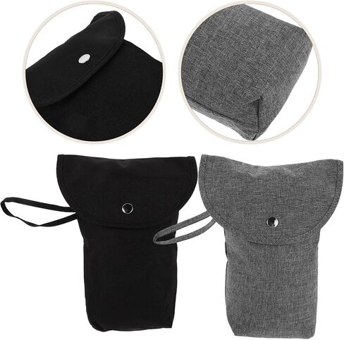 2pcs Diaper Bags Portable Nappy Changing Organizer Wet Dry Pouch Lightweight Unisex Travel Cloth Diaper Storage for Outdoor Use in Kuwait