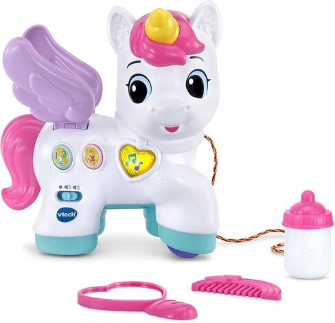 VTech Care and Go Unicorn Toddler Pull-Along Toy in Kuwait
