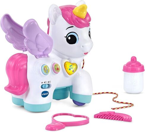VTech Care and Go Unicorn Toddler Pull-Along Toy in Kuwait