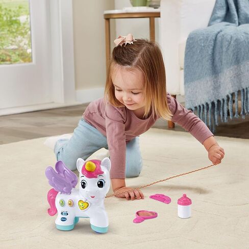 VTech Care and Go Unicorn Toddler Pull-Along Toy in Kuwait