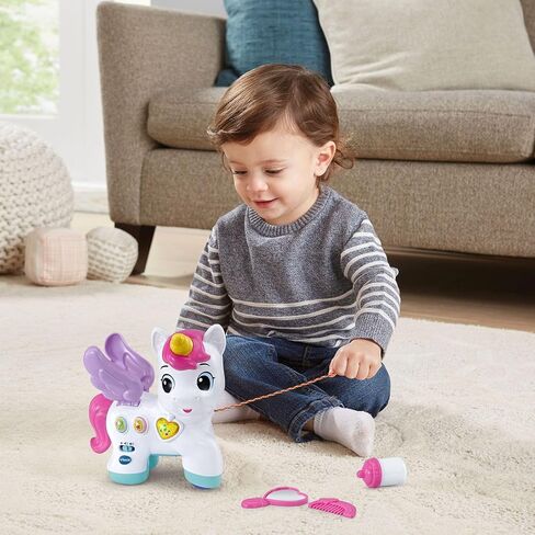 VTech Care and Go Unicorn Toddler Pull-Along Toy in Kuwait