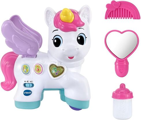 VTech Care and Go Unicorn Toddler Pull-Along Toy in Kuwait