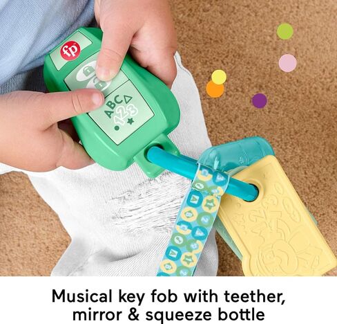 Fisher-Price Laugh & Learn Ready to Go Gift Set | 3 Electronic Baby Toys with Learning Activities, Pretend Play for Toddlers and Infants Ages 6+ Months (Amazon Exclusive) in Kuwait