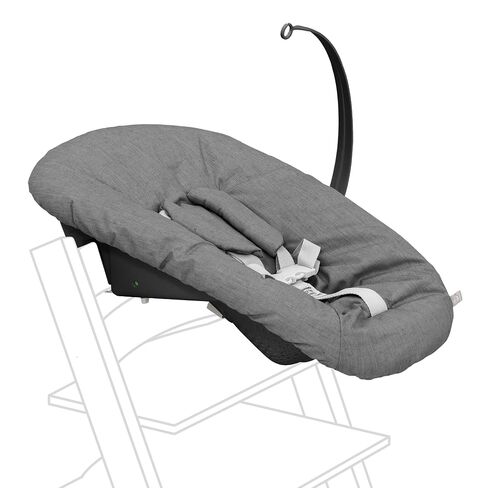Tripp Trapp Newborn Set, Anthracite - Convert The Tripp Trapp Chair into Infant Seat for Newborns Up to 20 lbs - Cozy, Safe & Simple to Use - Compatible with Chairs After May 2003 in Kuwait