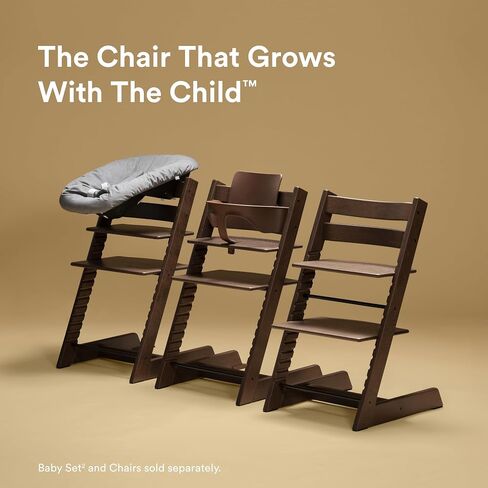 Tripp Trapp Newborn Set, Anthracite - Convert The Tripp Trapp Chair into Infant Seat for Newborns Up to 20 lbs - Cozy, Safe & Simple to Use - Compatible with Chairs After May 2003 in Kuwait