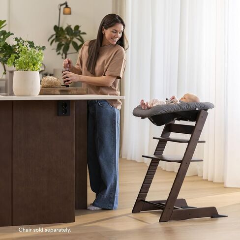 Tripp Trapp Newborn Set, Anthracite - Convert The Tripp Trapp Chair into Infant Seat for Newborns Up to 20 lbs - Cozy, Safe & Simple to Use - Compatible with Chairs After May 2003 in Kuwait